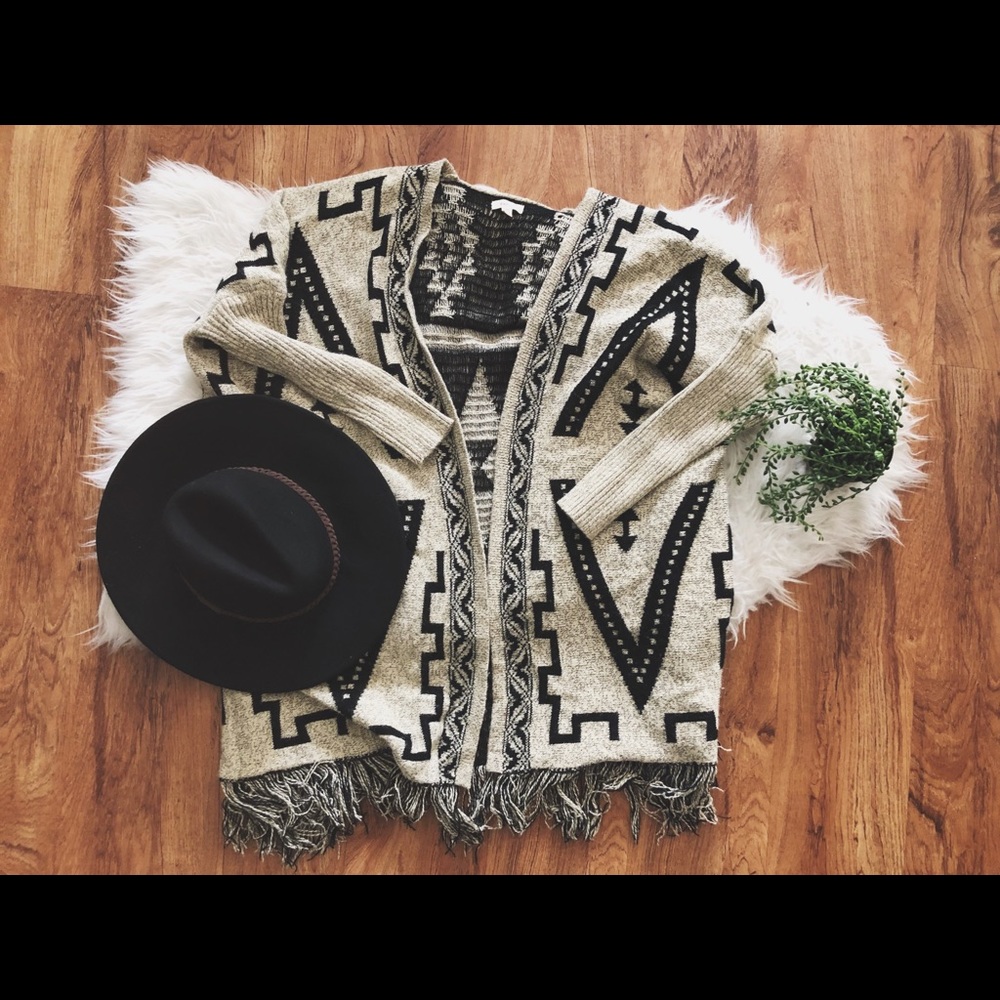 Patterned Cardigan